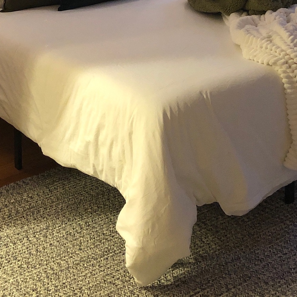 White Cotton H&M Duvet Cover